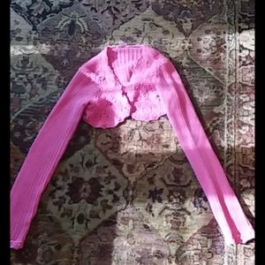 Cute Pink Sweater For Girls